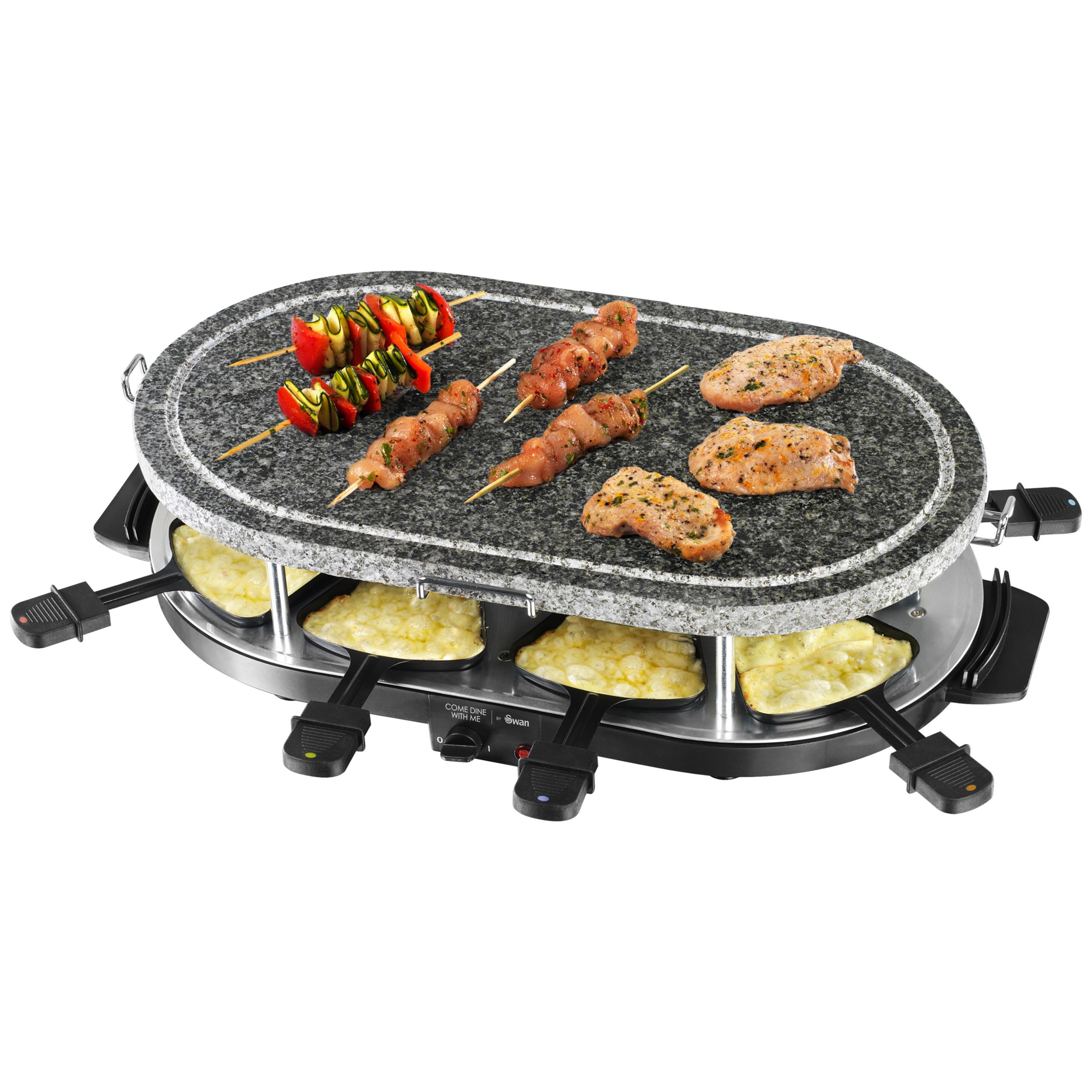 Notebook De layout Koor Swan SP17030 'Come Dine With Me' Electric Stone Griddle Raclette
