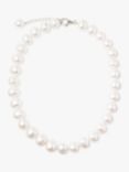 Lido Pearls Extra Large Freshwater Pearl Single Row Necklace, White