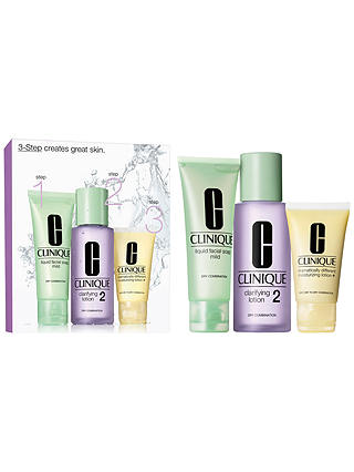 Clinique 3-Step Skincare 2 Introduction Kit, Dry Combination