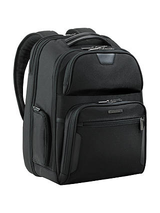 Briggs & Riley Clamshell 17" Laptop Backpack, Black