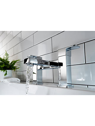 Abode Fervour Deck Mounted Bathroom Filler Tap, Chrome