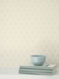 Colefax and Fowler Brightwell Wallpaper, Blue / Cream, 07989/08