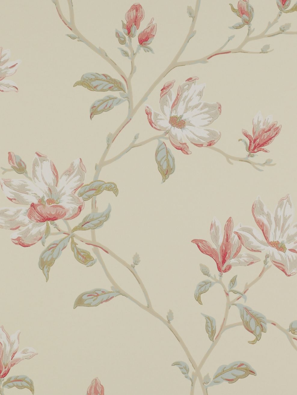 Colefax & Fowler Marchwood Wallpaper at John Lewis