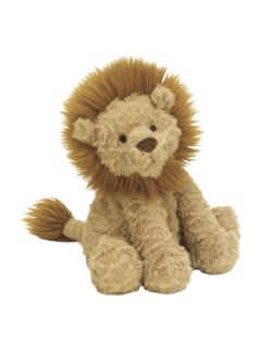 Jellycat Fuddlewuddle Lion Soft Toy, Medium, Brown/Beige