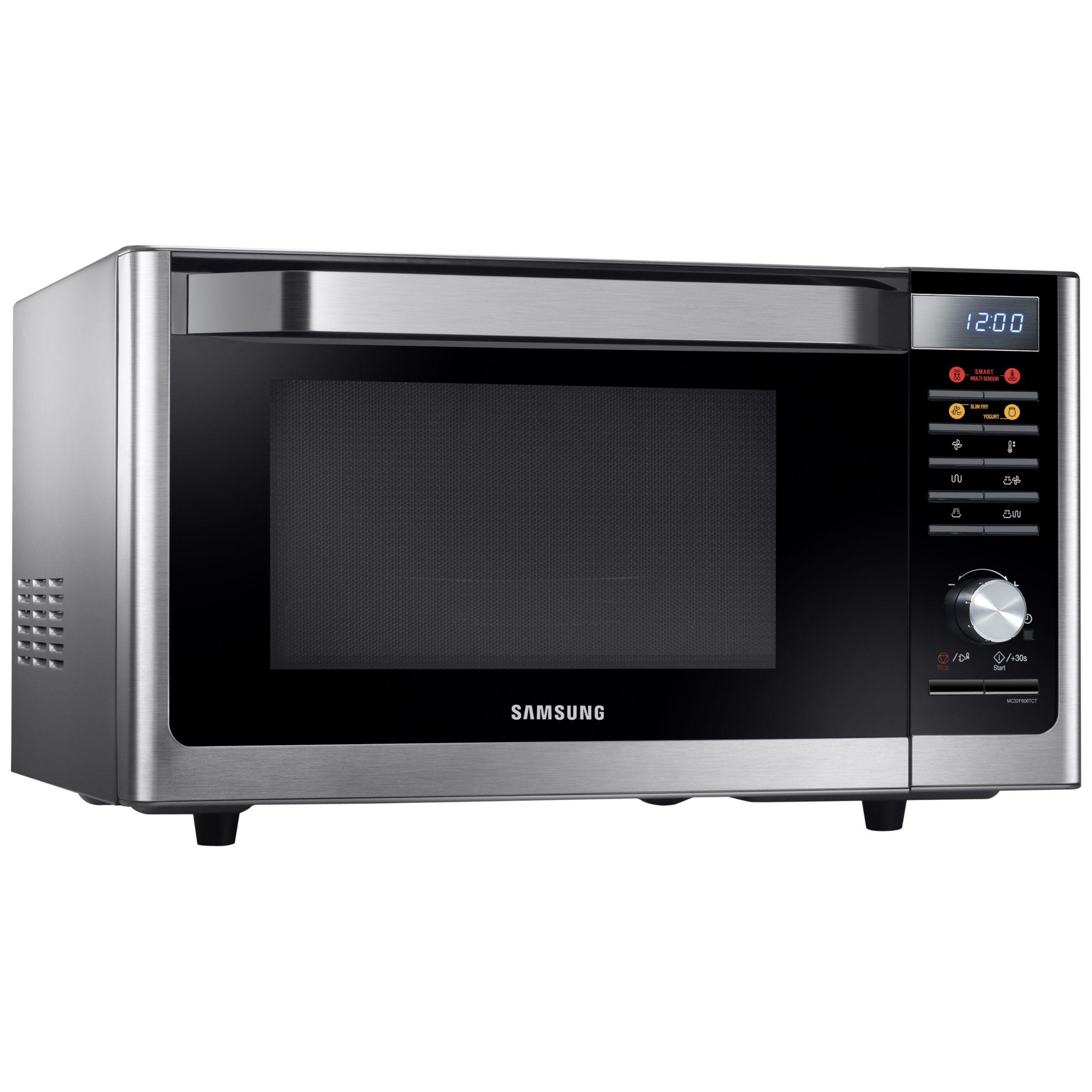 Samsung MC32F606TCT Smart Microwave Oven with Grill, Stainless Steel at