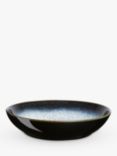 Denby Halo Stoneware Pasta Bowl, 22cm, Black/Multi