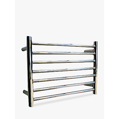 John Lewis & Partners Holkham Central Heated Towel Rail and Valves, from the Floor