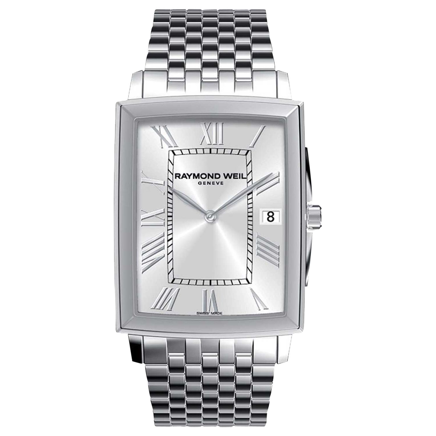Buy Raymond Weil 5456-ST-00658 Men's Stainless Steel Bracelet Watch ...