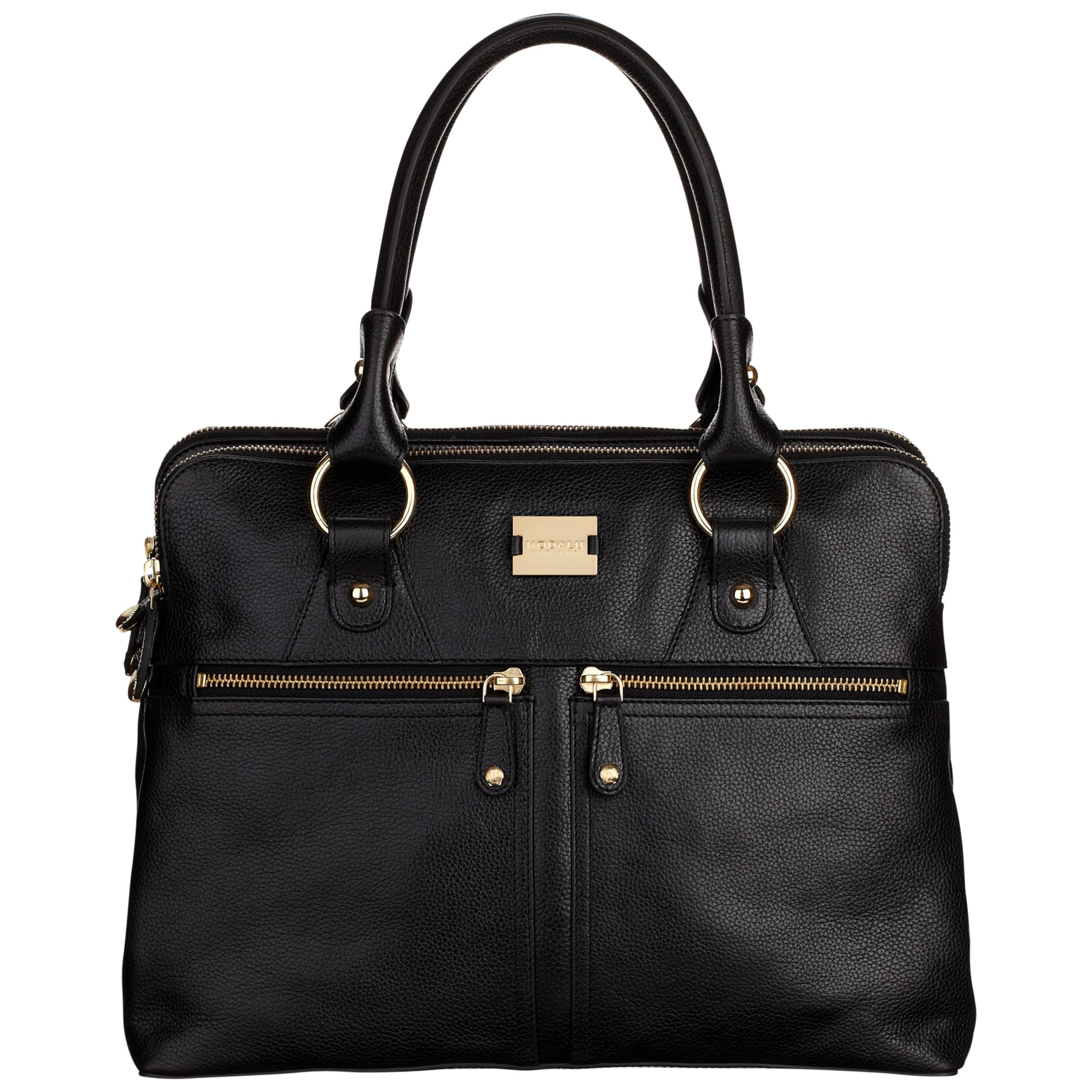 Modalu Pippa Classic Leather Grab Bag