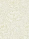 Morris & Co. Chrysanthemum Wallpaper, Chalk, 212546