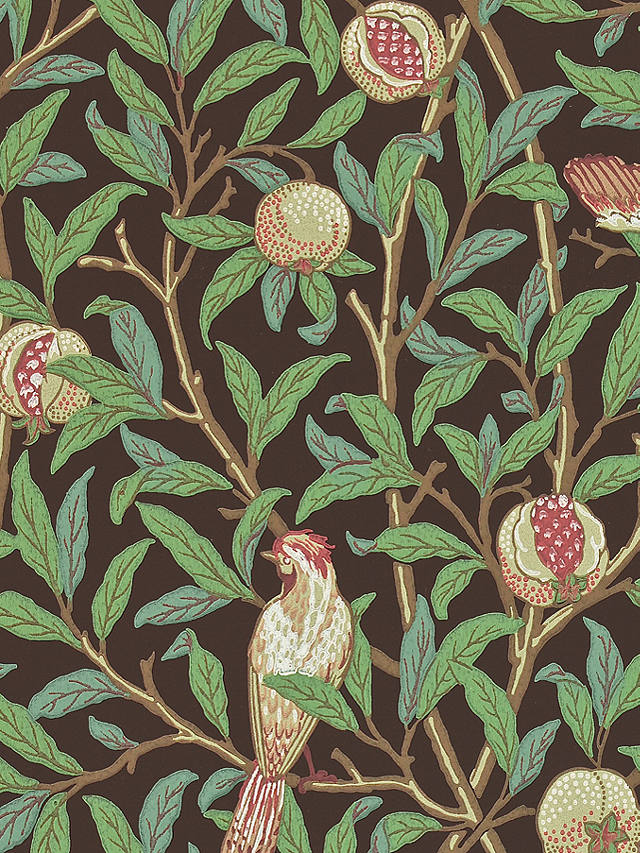 Morris & Co. Bird and Pomegranate Wallpaper, 212537