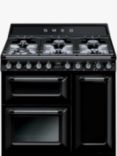 Smeg Victoria Dual Fuel Range Cooker, 90cm Wide