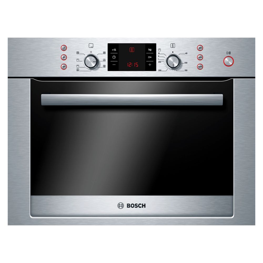 Bosch HBC84E653B Built-In Combination Microwave, Brushed Steel