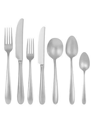 John Lewis & Partners Outline Cutlery Set, 7 Piece
