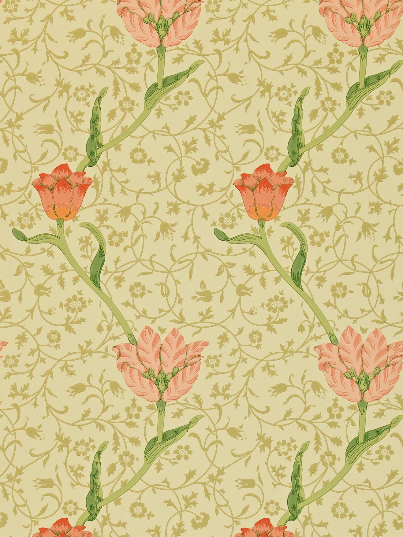 Morris & Co. Garden Tulip Wallpaper