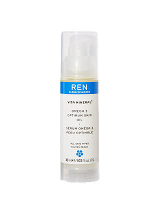 REN Clean Skincare Vita Mineral™ Omega 3 Optimum Skin Serum Oil, 30ml