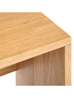 John Lewis Abacus Small Desk, FSC-Certified, Oak