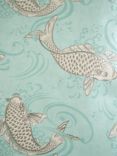 Osborne & Little Derwent Wallpaper, Aqua, W5796-06
