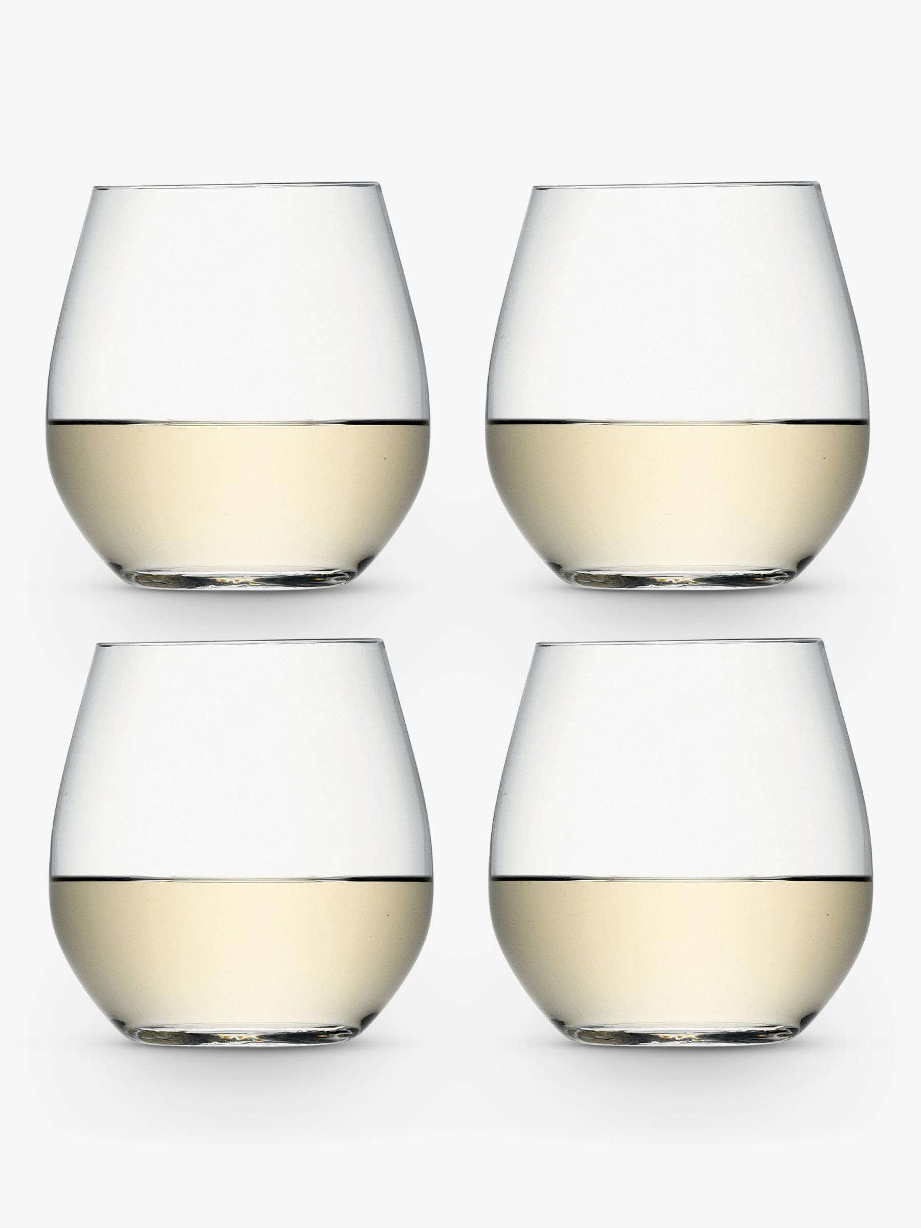 Lsa International Wine Collection Stemless White Wine Glasses 370ml Set Of 4 At John Lewis