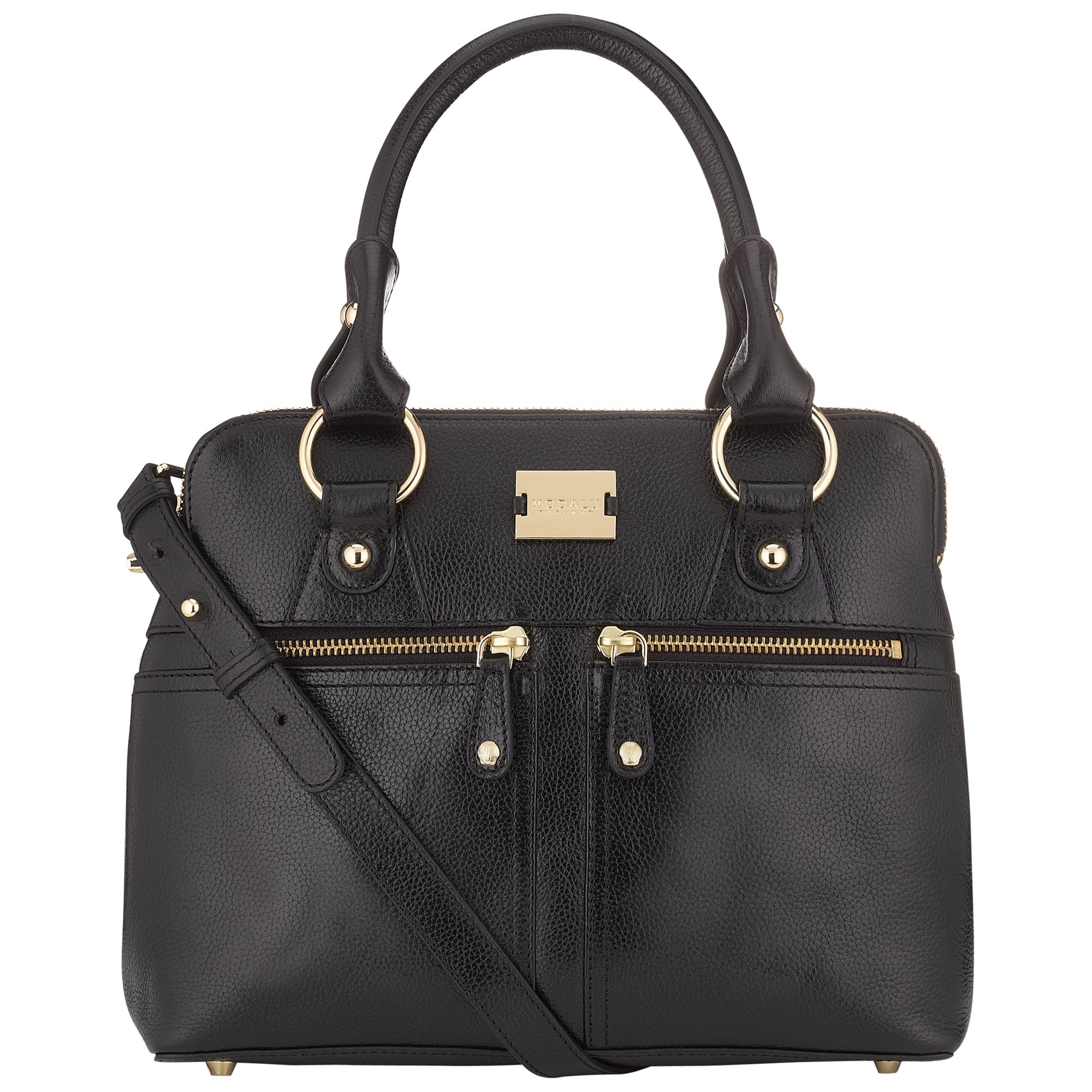 Modalu Pippa Mini Leather Grab Bag at John Lewis & Partners