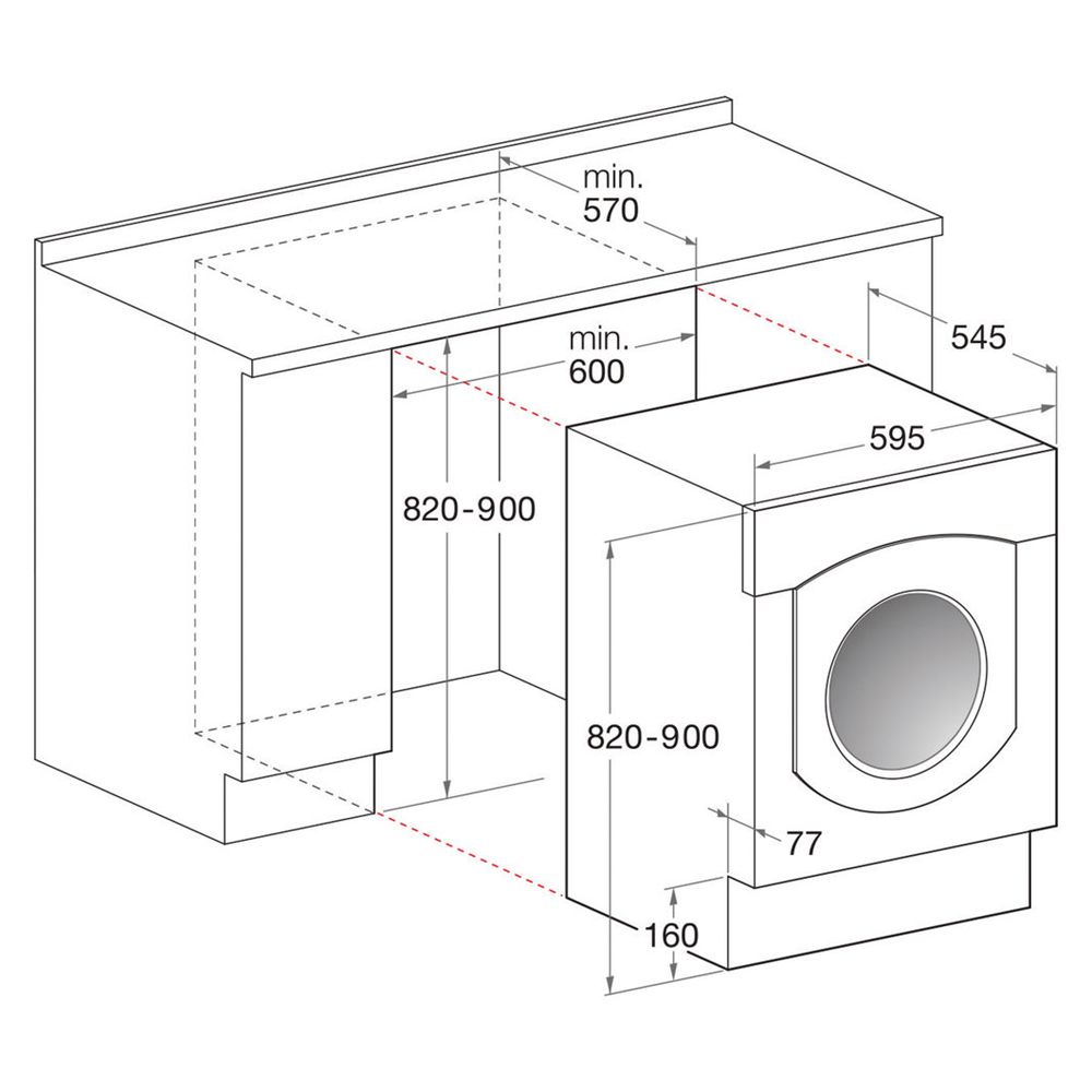 Габариты стиральной машины глубиной 45 см
