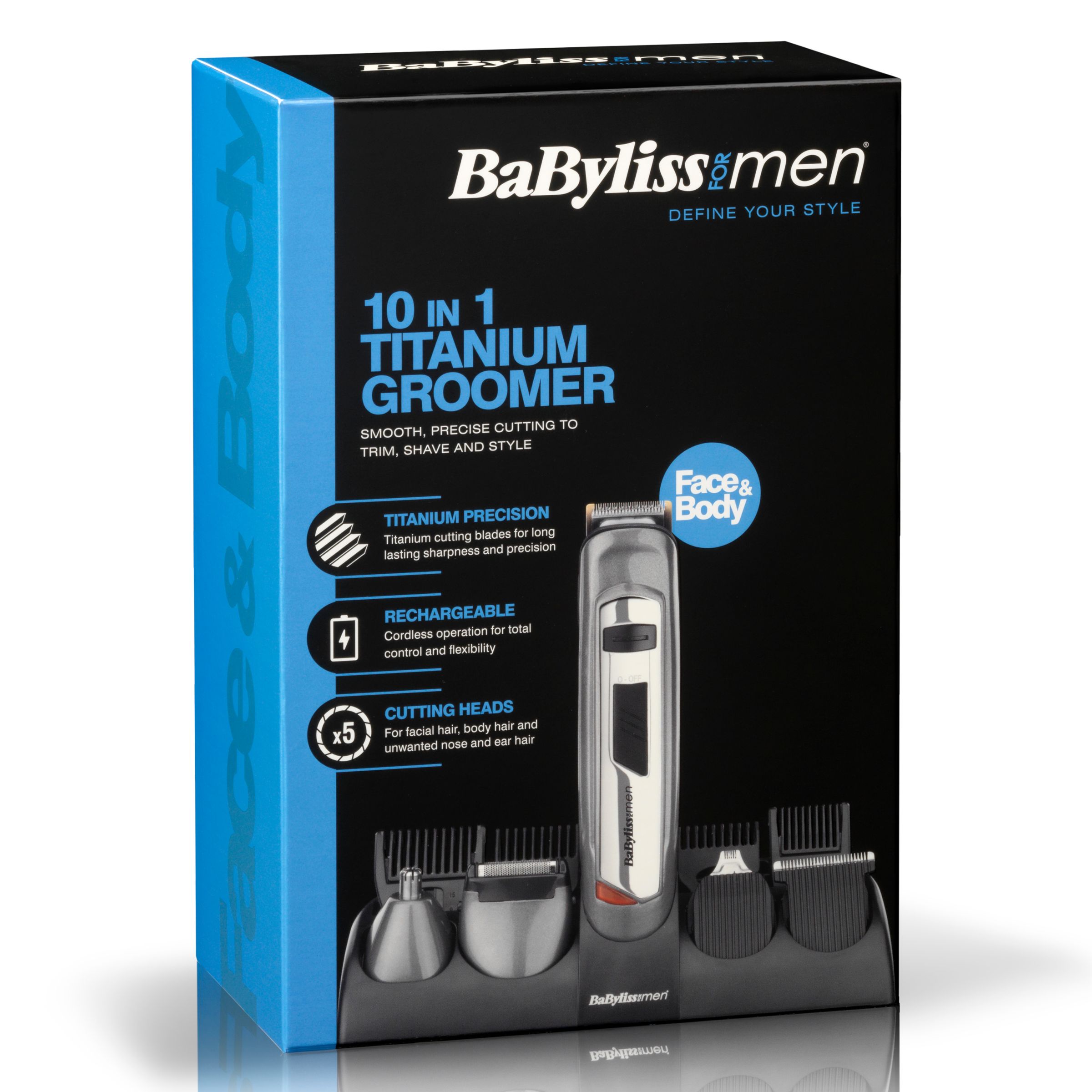Specimen Pessimist relais BaByliss For Men 7235U 10-in-1 Titanium Groomer