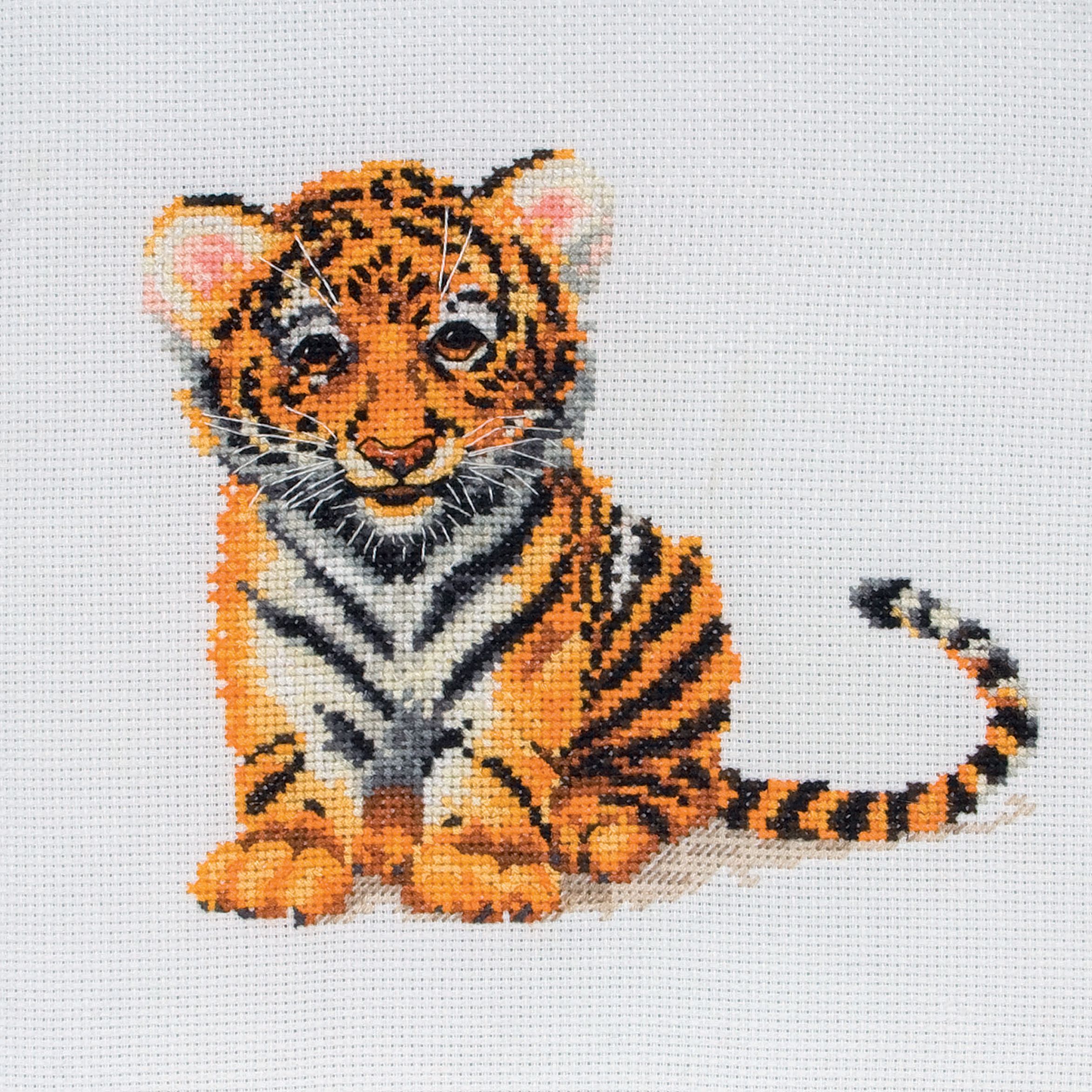 Тигр для вышивания