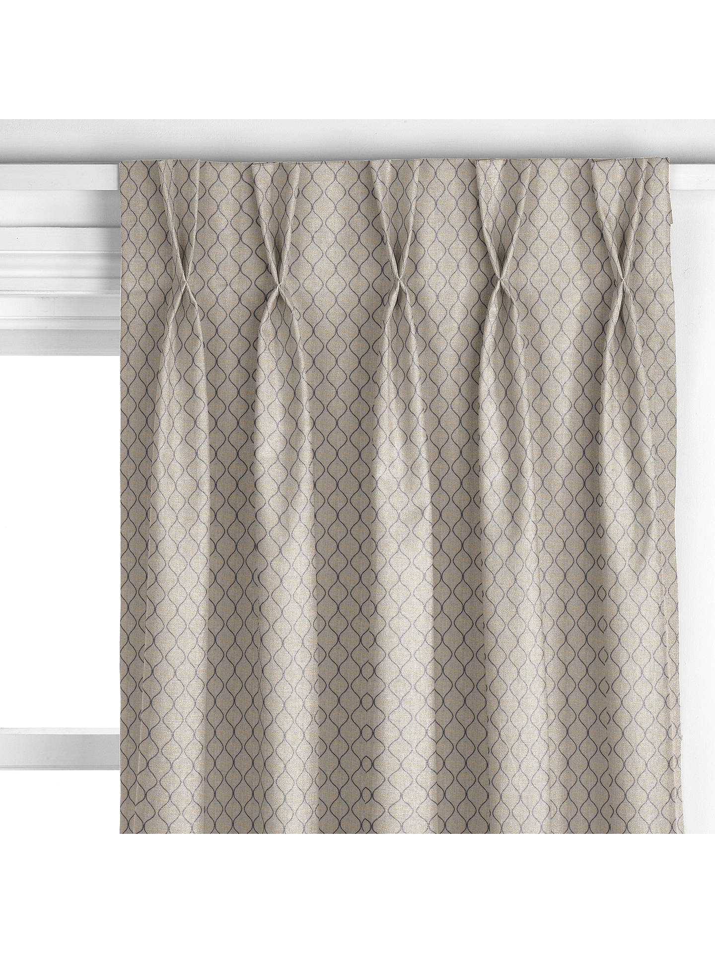 John Lewis & Partners Ellewood Knot Made to Measure Curtains, Denim