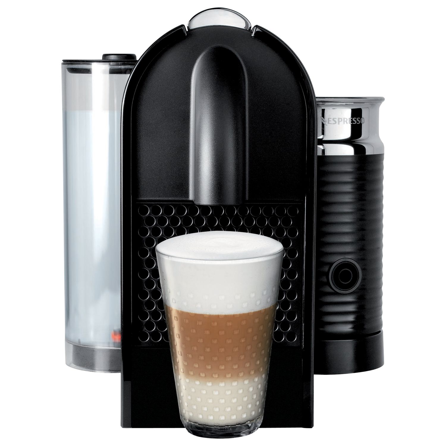 G snap Verkeerd Nespresso U & Milk Coffee Machine by Magimix, Black