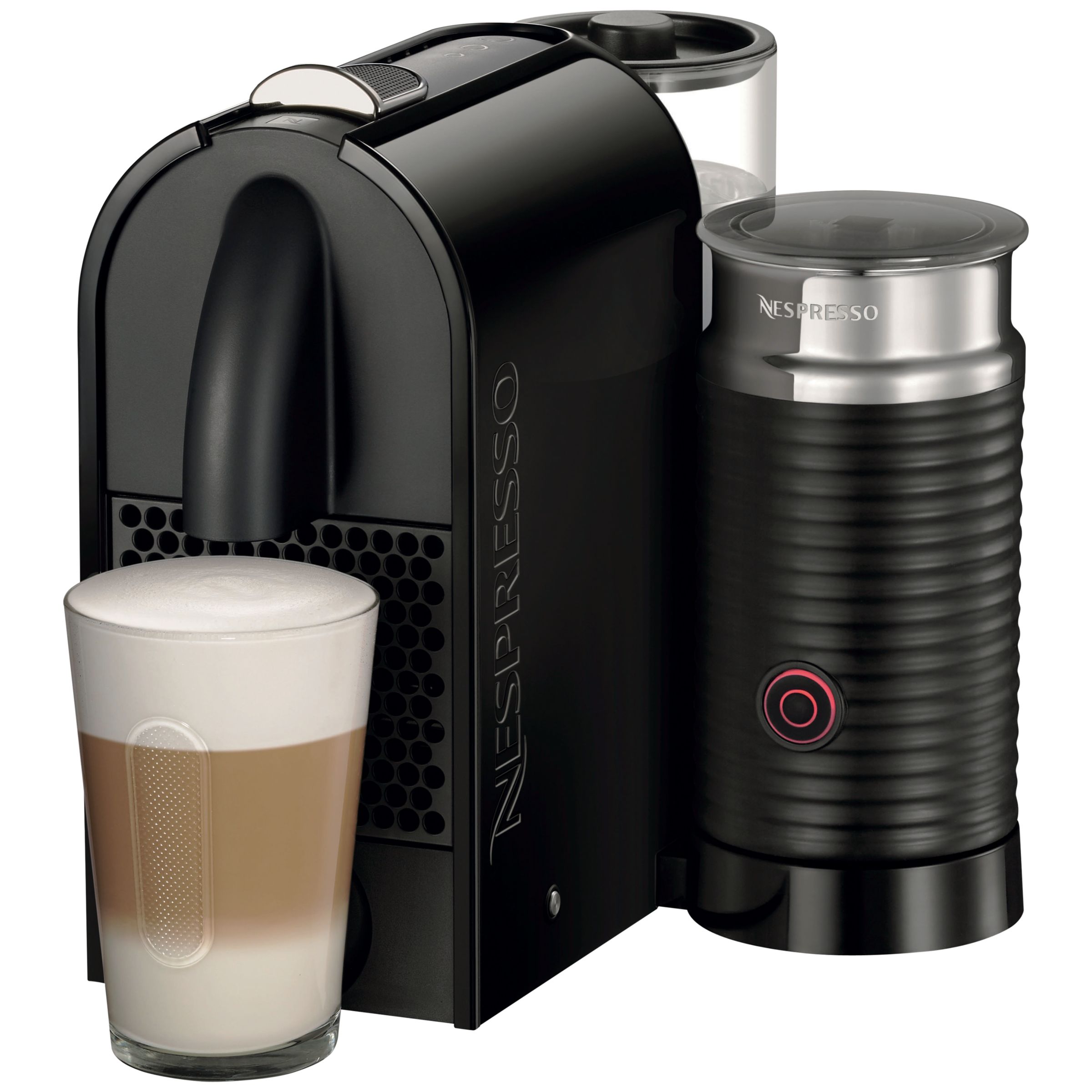 Tweede leerjaar Leuk vinden Bedankt Nespresso U & Milk Coffee Machine by Magimix, Black
