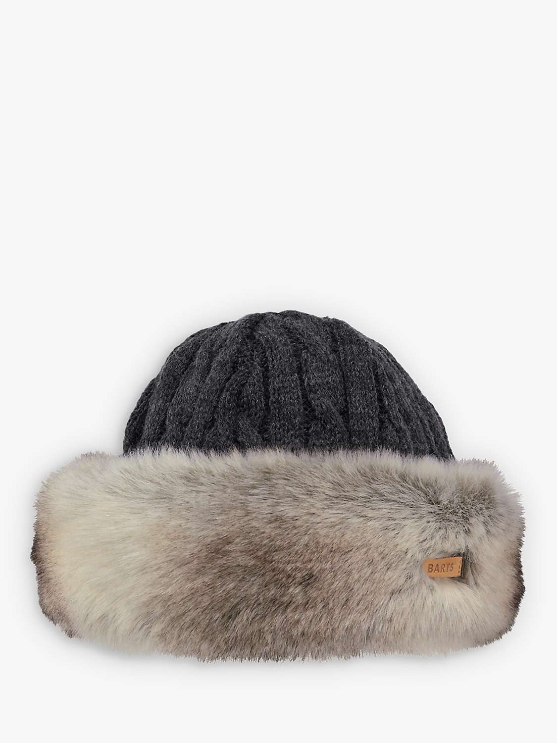 Buy Barts Faux Fur Cable Bandhat, One Size Online at johnlewis.com