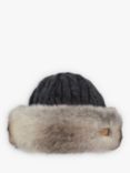 Barts Faux Fur Cable Bandhat, One Size