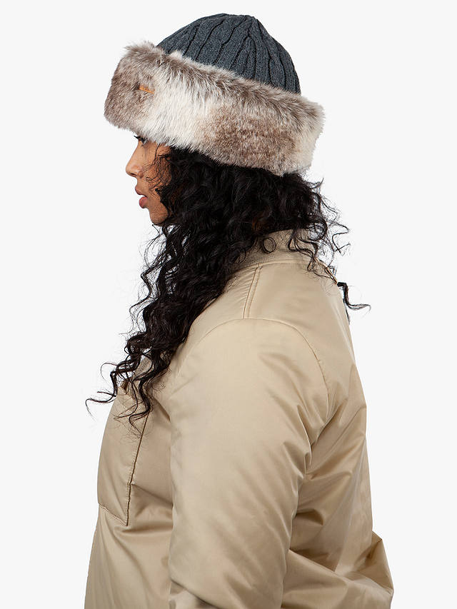 Barts Faux Fur Cable Bandhat, One Size, Multi