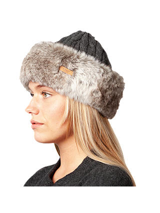 Barts Faux Fur Cable Bandhat, One Size, Multi