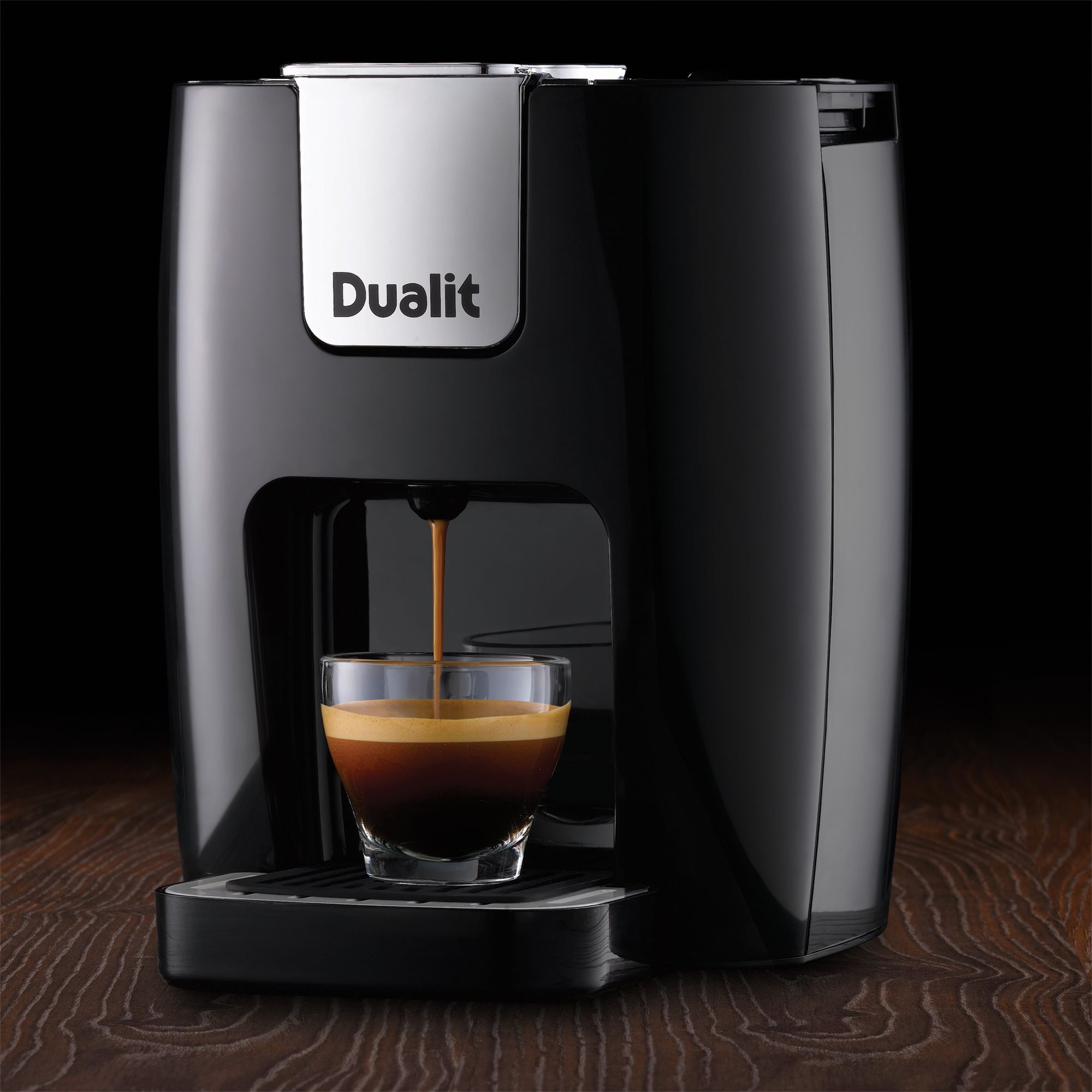 Dualit 84705 Xpress 3-In-1 Coffee Machine, Black at John Lewis & Partners