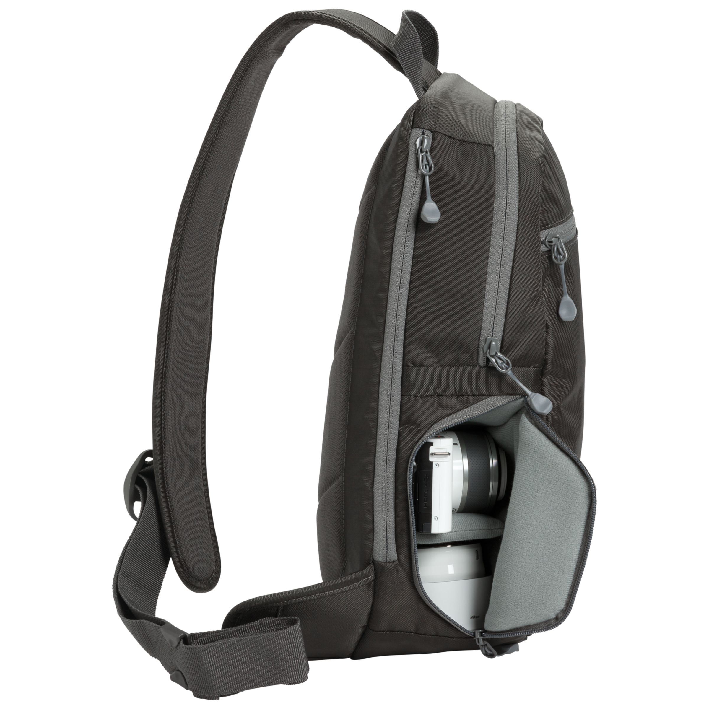 Lowepro StreamLine Sling Bag for Small DSLR Cameras and Tablets up to 10&quot;, Slate at John Lewis ...