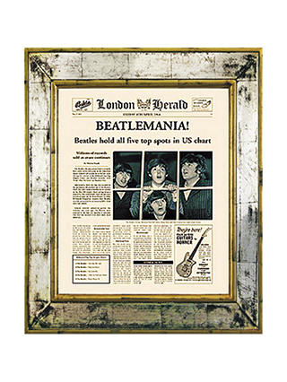 Brookpace, The Versailles Collection - Beatlemania Framed Print, 55 x 45cm
