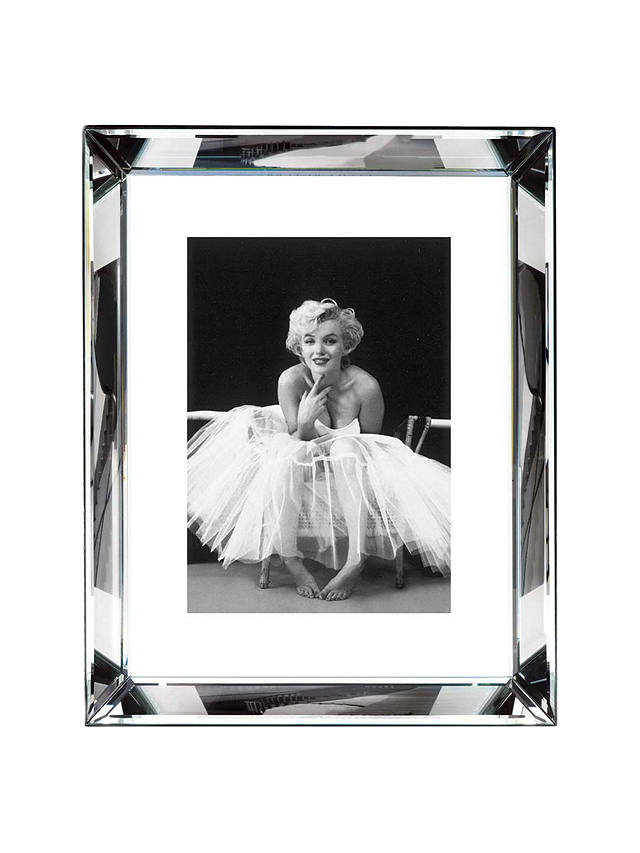 GLOSSY PRINTED PICTURE 365mm x 465mm BLACK FRAMED MARILYN MONROE BALLERINA 