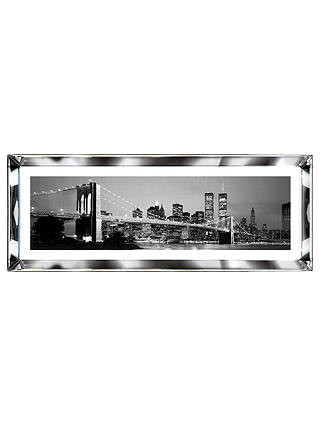 Brookpace, The Manhattan Collection - New York Skyline Framed Print, 39 x 102cm