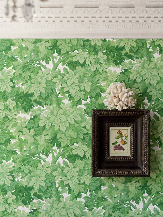 Cole & Son Great Vine Wallpaper, Leaf Green, 98/10045
