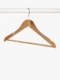 John Lewis Eucalyptus Wood Clothes Hangers, Set of 6
