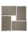 John Lewis Daya Multi-aperture Photo Frame, 4 Photo, 4 x 6" (10 x 15cm)