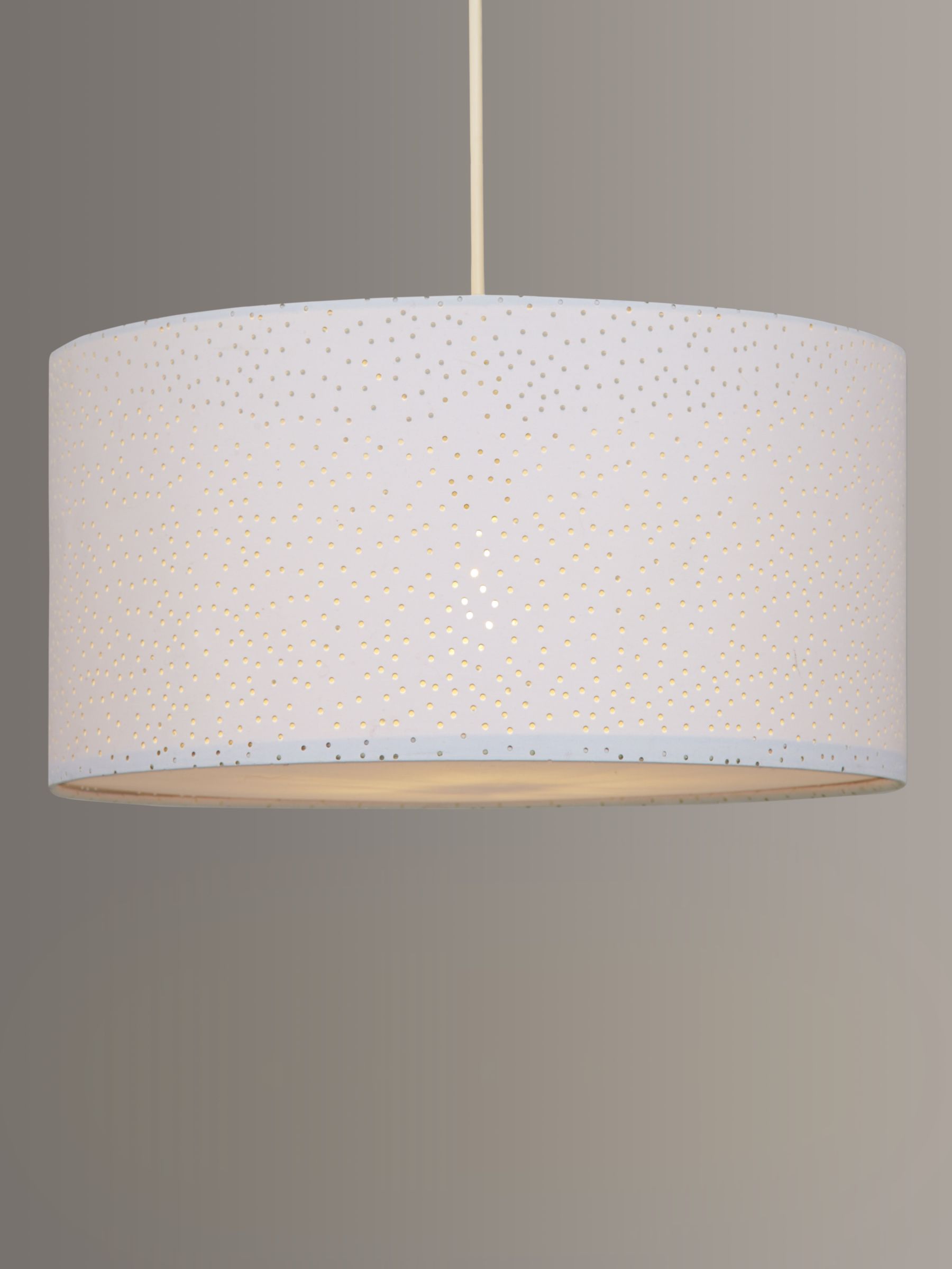 John Lewis Alice Starry Sky Easy-to-Fit Ceiling Shade, White