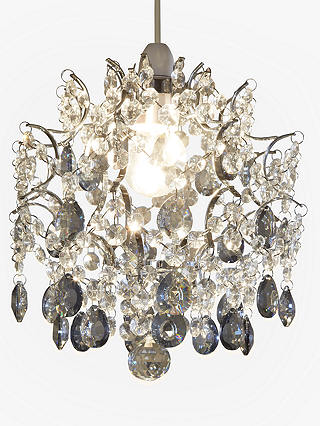 John Lewis Partners Baroque Easy To, Baroque Crystal Chandelier Ceiling Light Clear Blue