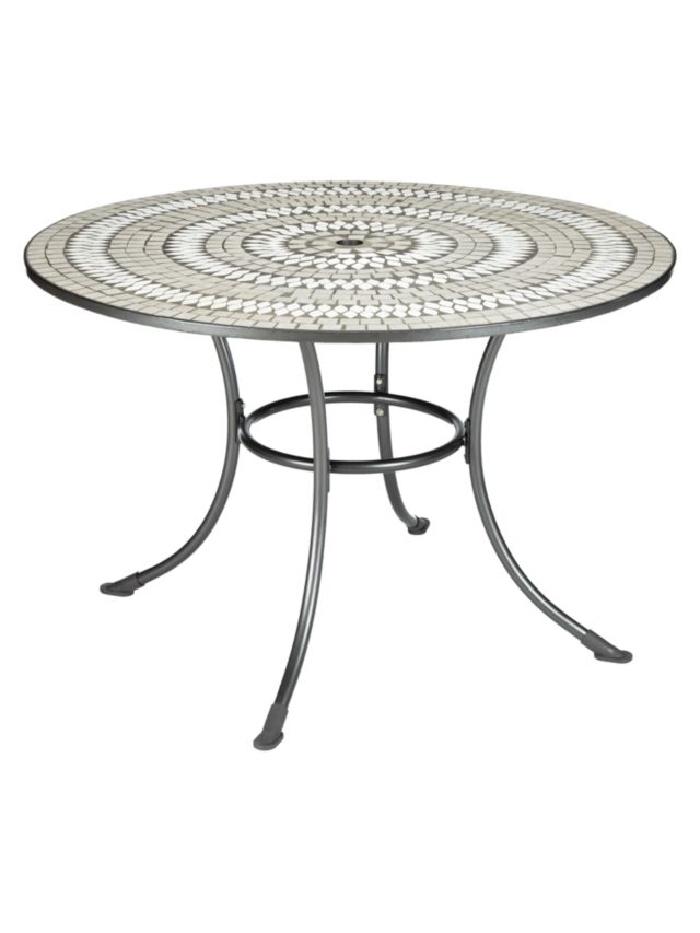 Mosaic garden table online the range