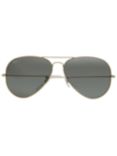 Ray-Ban RB3025 Aviator Sunglasses, Gold/Grey