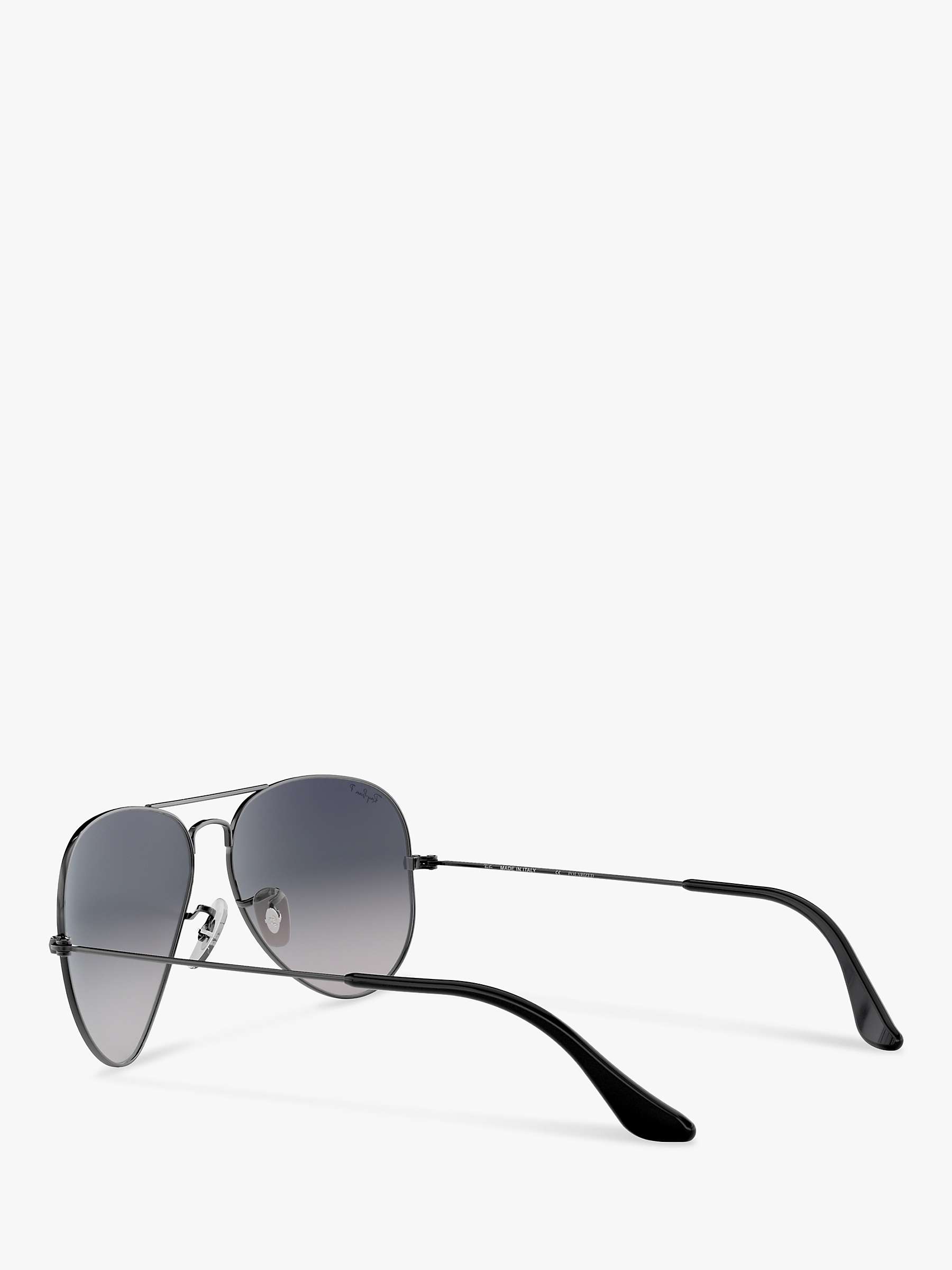 Buy Ray-Ban RB3025 004/78 Aviator Sunglasses, Gunmetal Online at johnlewis.com
