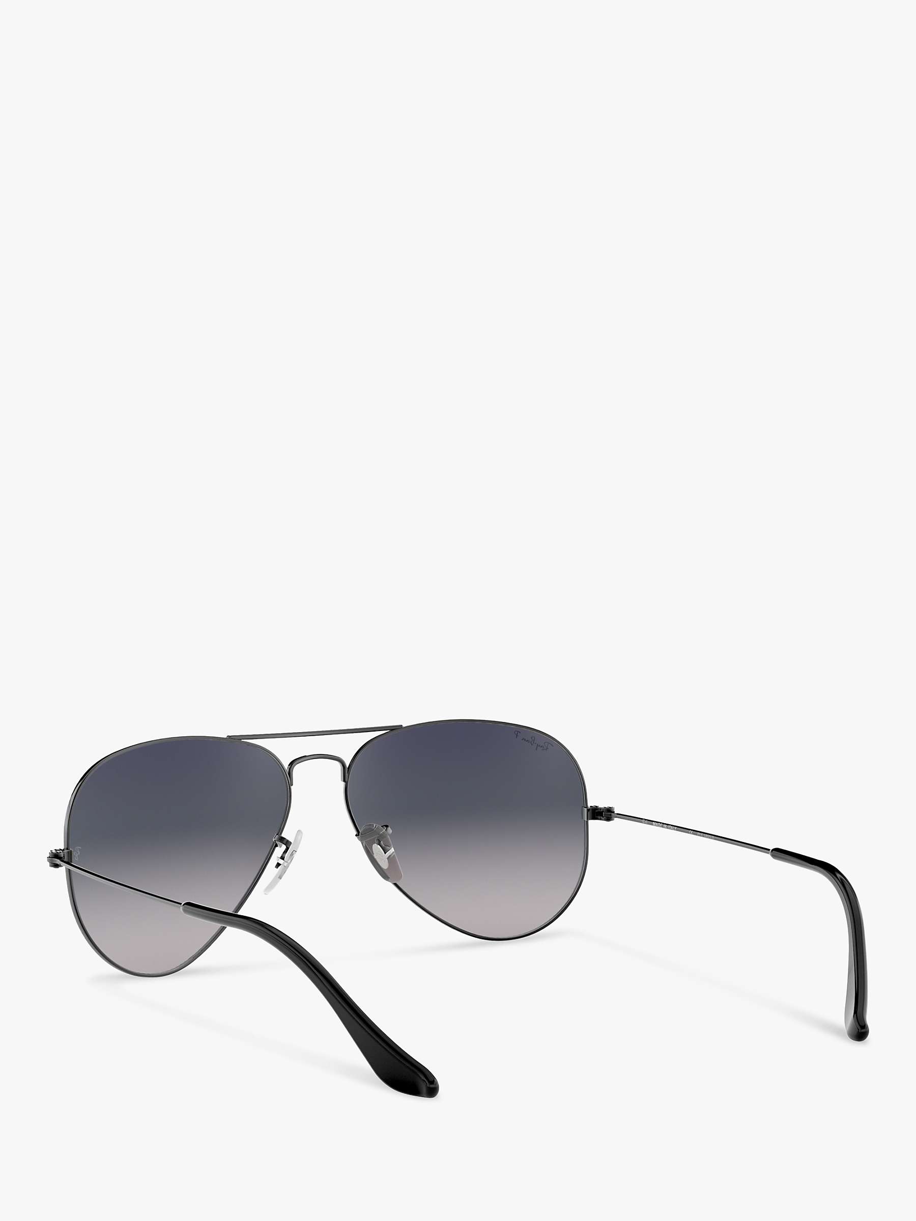 Buy Ray-Ban RB3025 004/78 Aviator Sunglasses, Gunmetal Online at johnlewis.com