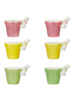 John Lewis & Partners Bunny Egg Cup, Assorted Colours