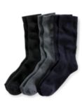 Polo Ralph Lauren Cotton Rich Socks, Pack of 3, One Size, Black/Charcoal/Navy
